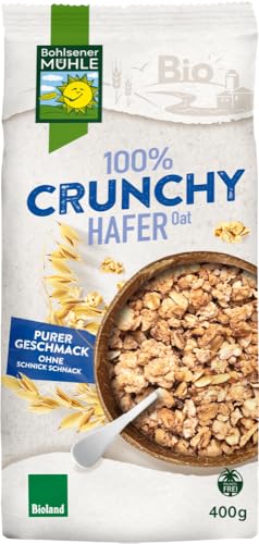 100% Hafer Crunchy 12 x 400 gr von Bohlsener Mühle