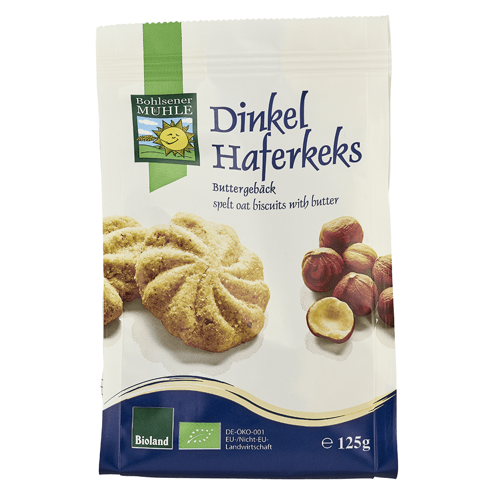 Bio Dinkel Haferkeks von Bohlsener Mühle