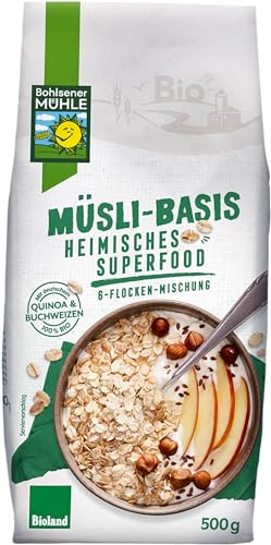 Müsli-Basis Heimisches Superfood, 6-Flocken von Bohlsener Mühle