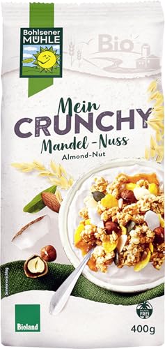 Bohlsener Mühle Bioland Mein Crunchy Mandel-Nuss,6 x 400g von Bohlsener Mühle