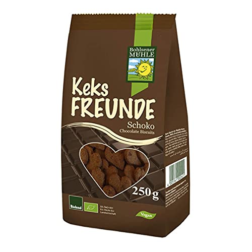 Bohlsener Mühle - KeksFREUNDE Schokolade - 0,25 kg - 6er Pack von Bohlsener Mühle