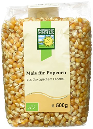 Bohlsener Mühle Mais für Popcorn, 5er Pack (5 x 500 g Packung) - Bio von Bohlsener Mühle