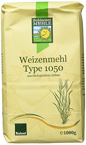 Bohlsener Mühle Weizenmehl Type 1050, 6er Pack (6 x 1 kg) - Bio von Bohlsener Mühle