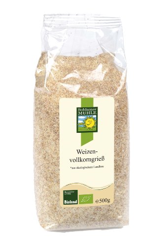 Bohlsener Mühle Weizenvollkorngriess, 6er Pack (6 x 500 g ) - Bio von Bohlsener Mühle