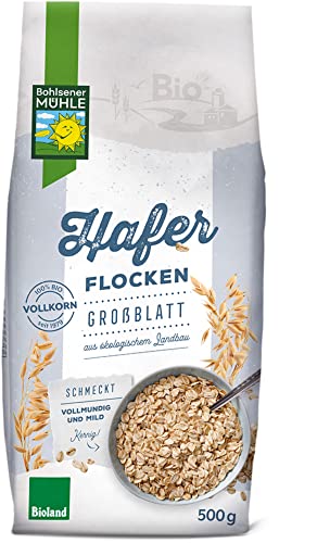 Haferflocken, Großblatt 12 x 500 gr von Bohlsener Mühle