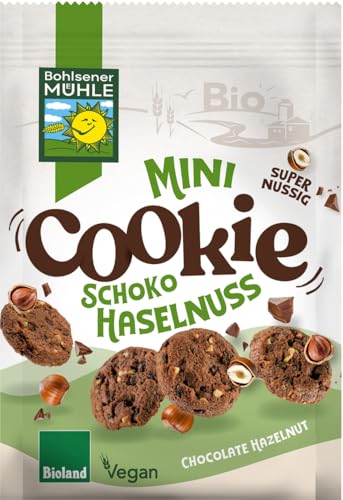 Mini Cookie Schoko Haselnuss 12 x 125 gr von Bohlsener Mühle