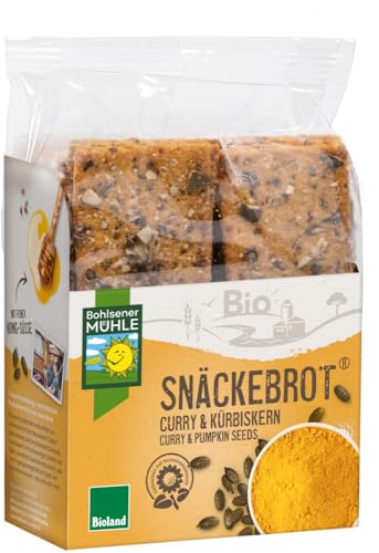 Snäckebrot Curry & Kürbiskern von Bohlsener Mühle