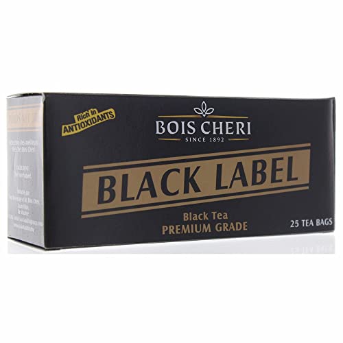 Bois Cheri Black Label 50g (25 Beutel à 2g) - Schwarztee aus Mauritius - Black Label Tee von Bois Cheri von Bois Cheri