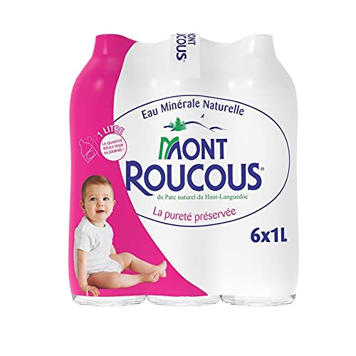 Mont Roucous Mineralwasser, 6 x 1 l, Einheit von Boissons