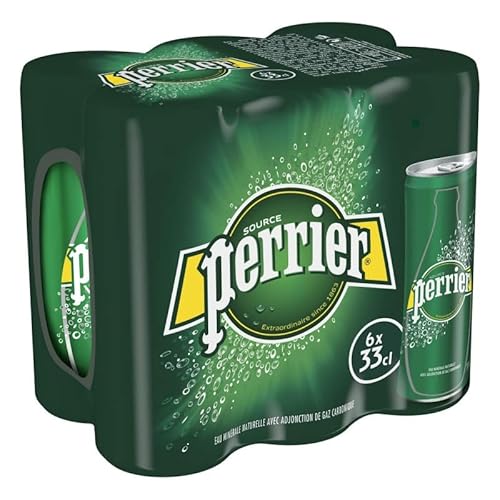 Perrier – Slimcan Mineralwasser Nat Gazeuse 6 x 33 cl von Boissons