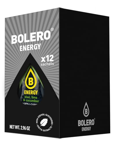 Bolero Energy Kiwi, Lime & Cucumber 7 g x 12 Beutel von Bolero