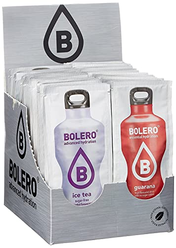 Bolero Mix Pack 58x9g | Saftpulver ohne Zucker, gesüßt mit Stevia + Vitamin C | geeignet für Kinder, Sportler und Diabetiker | glutenfrei und veganfreundlich von Bolero