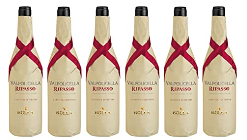 6x 0,75l - 2022er - Bolla - Ripasso - Valpolicella Classico Superiore D.O.P. - Veneto - Italien - Rotwein trocken von Bolla