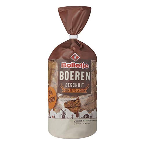 Bolletje Boeren Donker Volkoren Beschuit Farmer Dark Wholemeal Rusk 160G von Bolletje