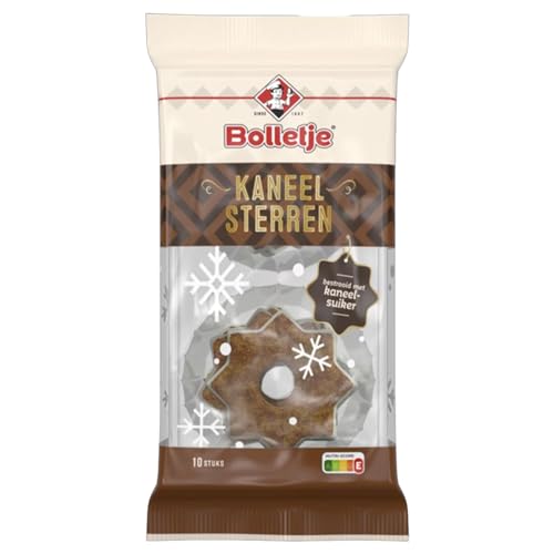 Bolletje Kaneelsterren Zimtsterne 175g I Weihnachtskekse I Holländisches Gebäck von Bolletje