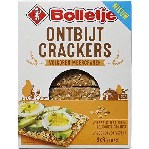 Bolletje Ontbijtcrackers Frühstückscracker Vollkorn-Mehrkorn 255G von Bolletje