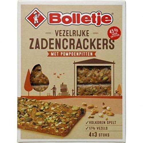 Bolletje Vezelrijk Zadencackers Faserreiche Samenpacker Sonnenblumenkerne 265G von Bolletje