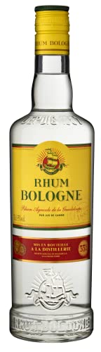 Bologne Rhum - Weißer landwirtschaftlicher Rum aus Guadeloupe - Reiner Zuckerrohrsaft - 55% - (1 x 0.7L) von Bologne