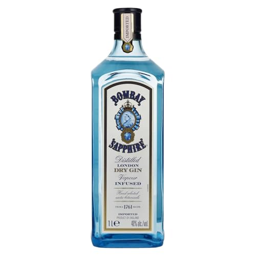 Bombay Sapphire Gin Holly Fulton Limited Edition mit Geschenkverpackung und Schal (1 x 1 l) von Bombay