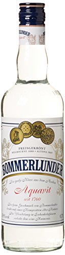 Bommerlunder | Aquavit | Traditionelles Destillat mit einer leichten Kümmelnote und lieblichem Anis-Akzent | 6 Monate in Eichenfässern gereift | 0,7L | 38% Vol. von Berentzen