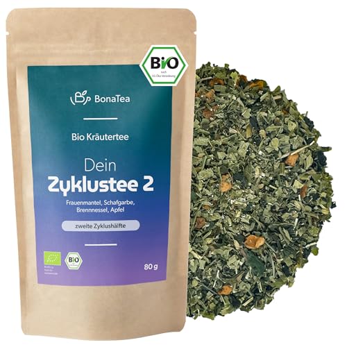 BIO Zyklustee 2 mit Frauenmantel, Schafgarbe, Brennnessel und weiteren leckeren Frauenkräutern nach traditioneller Rezeptur von BonaTea