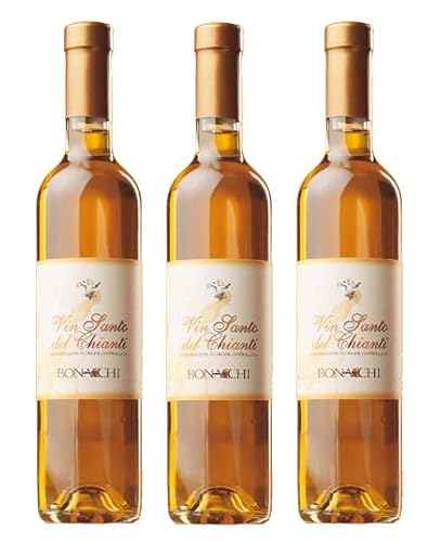 3x 0,5l - 2016er - Bonacchi - Vin Santo del Chianti D.O.P. - Toscana - Italien - Likörwein süß von Bonacchi