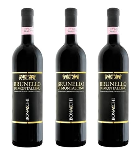 3x 0,75l - 2019er - Bonacchi - Brunello di Montalcino D.O.C.G. - Toscana - Italien - Rotwein trocken von Bonacchi