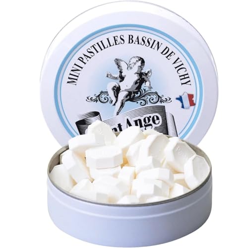 Saint-Ange Mini Pastilles Menthe du Bassin de Vichy - Mini Pfefferminz Pastillen aus Vichy/Frankreich 50g von Bonbon-France