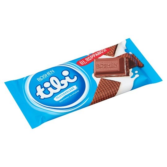 Tibi tejcsokoládé tejkrémmel és ostyával 90g, Milchschokolade mit M... von Bonbonetti Choco Kft.