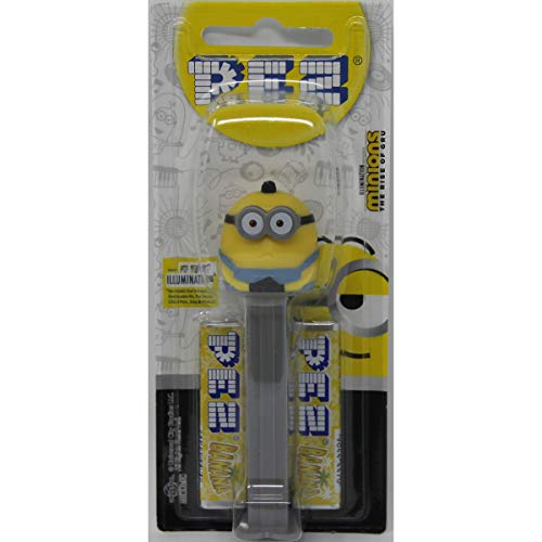 PEZ Minions Bob Spender mit 2 Päckchen Fruchtig süßen Bonbons 17g von Bonbons