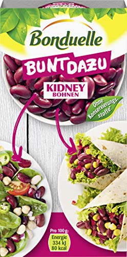 Bonduelle Bunt dazu Kidney Bohnen Hülsenfrüchte Gemüsekonserven 2x80g von Bonduelle