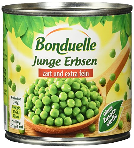 Bonduelle Erbsen feinste Auslese , 6er Pack (6 x 400 g Dose) von Bonduelle