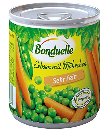 Bonduelle - Erbsen mit Möhrchen - 212ml/130g von Bonduelle