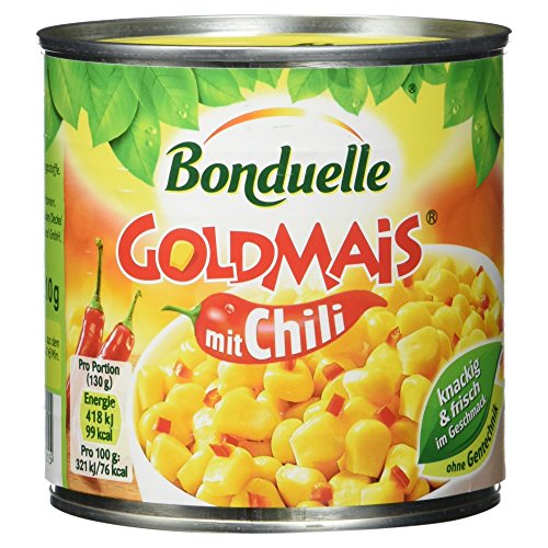 Bonduelle Goldmais mit Chili, 310g (Abtropfgewicht - 255g) von Bonduelle