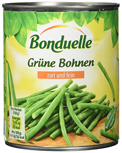 Bonduelle Grüne Bohnen sehr fein, 6er Pack (6 x 850 ml Dose) von Bonduelle