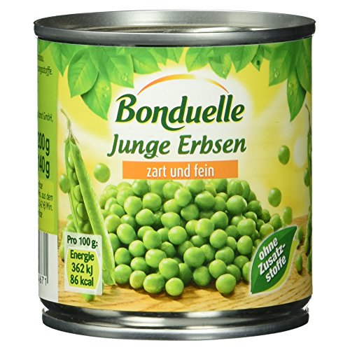 Bonduelle Junge Erbsen zart und fein, 200g von Bonduelle