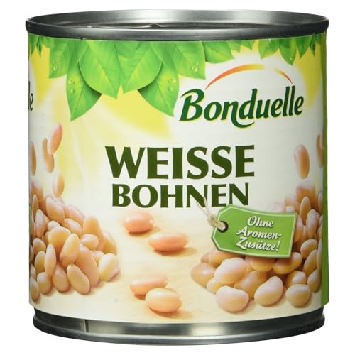 Bonduelle Weiße Bohnen, 400g, Abtropfgewicht 250g (Packung mit 6) von Bonduelle