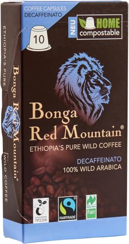 Bonga Red Mountain, Kapseln, Decaffeinato, kompostierbar 12 x 55 gr von Bonga Red Mountain - kompo