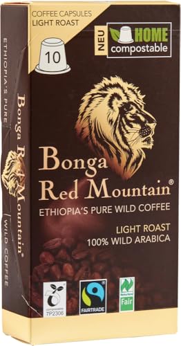 Bonga Red Mountain, Kapseln, Light Roast, kompostierbar 12 x 55 gr von Bonga Red Mountain - kompo