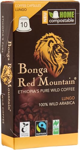 Bonga Red Mountain, Kapseln, Lungo, kompostierbar 12 x 55 gr von Bonga Red Mountain - kompo