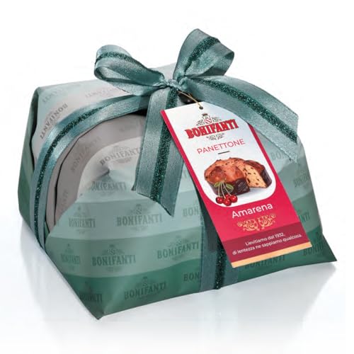 Bonifanti - Handwerklicher Panettone mit Kirschen Amarena 1kg von Bonifanti