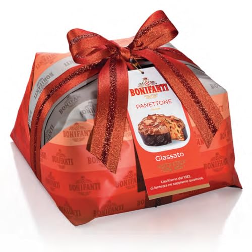 Bonifanti - Traditioneller handwerklicher Panettone mit Mandeln und Haselnüssen, die 1 kg bereifen von Bonifanti