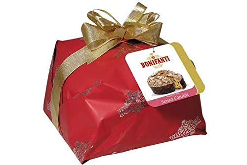 Bonifanti handwerklicher Panettone glassato mit Rosinen ohne kandierte Früchte 1Kg ff von Bonifanti