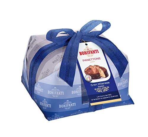 Bonifanti handwerklicher Panettone gran milanese mit Rosinen und kandierten Früchten 750gr von Bonifanti