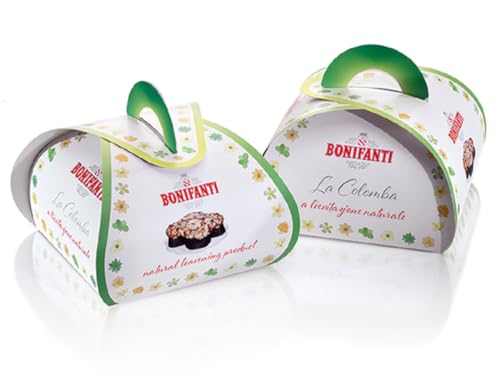 Handwerkliche kleine Colomba Colombina classica Osterkuchen in Geschenkverpackung 130gr von Bonifanti