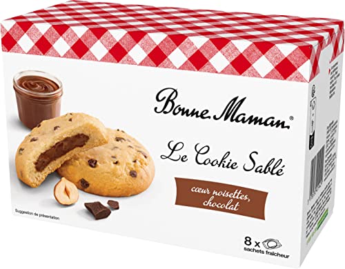 Bonne Maman Kekse | Kekse Sablés Noisette | Bonne Maman Kuchen | Bonne Mamam | 200 Gramm Total von Bonne Maman