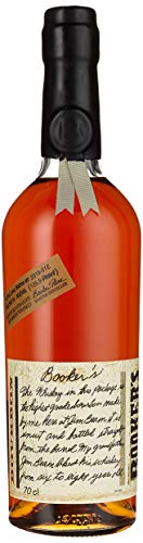 Booker Bourbon Whisky, vollmundig, komplex mit kräftigem Geschmack, 62,95% Vol, 1 x 0,7l von Booker's