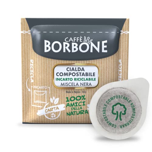 Kaffeepads 44 mm, Caffè Borbone, Miscela Nera-Mischung, Stückzahl: 50 100 200 300 400 500 500 von CAFFÈ BORBONE