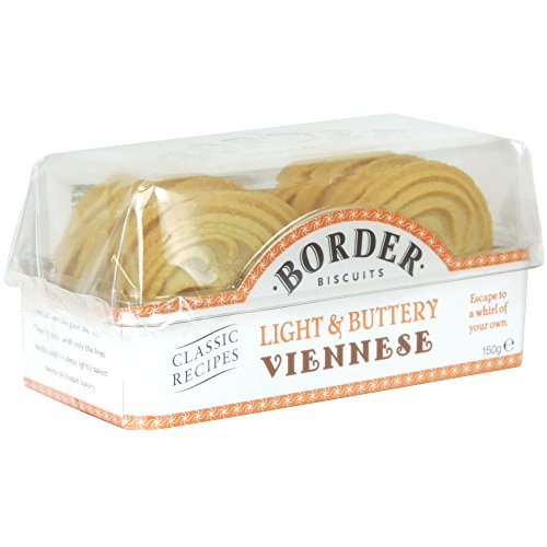 Border Biscuits - Light & Buttery Viennese - 150g (Case of 6) von Border