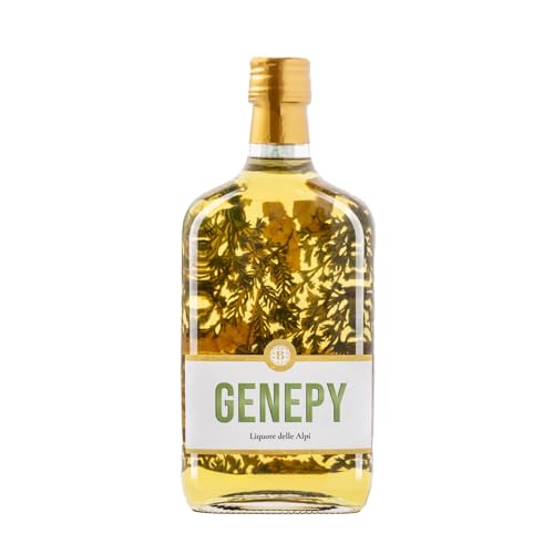 Genepy Fiori Bordiga Alpenkräuter Likör – Florale und Kräuterartige Aromen aus dem Piemont, 0,7l, Alk. 30% Vol. von Bordiga